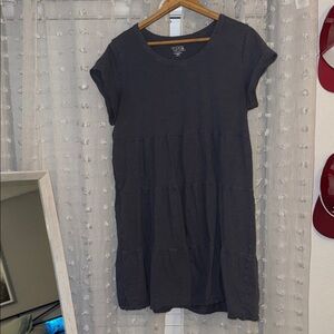 Universal Thread Dark Blue Tiered Dress